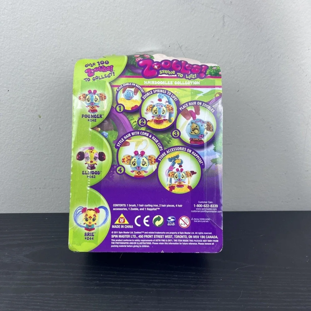 Zoobles Pouncer #242 Petagonia Dog Figure Spin Master